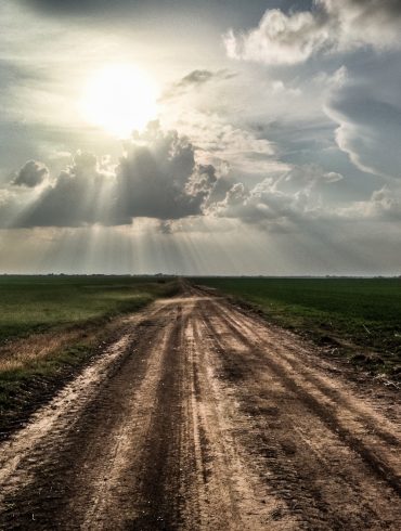 Sunny Dirty Windy Road
